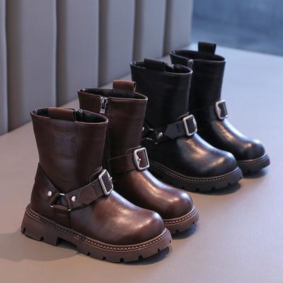 New Boots Medium Children's Warm Leather Boots
