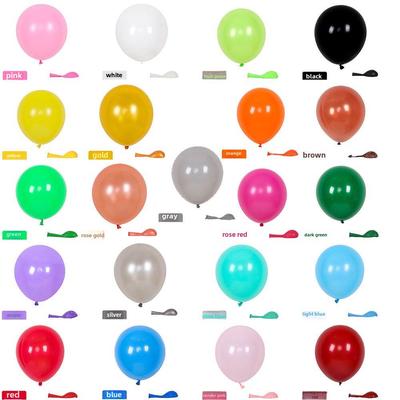 12-Inch Round Matte Latex Balloons for Party Decoration