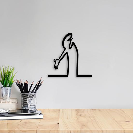 Man Toilet Metal Sign Wall Decoration Modern Kitchen Bathtub Tool Men Wall Art Indoor Outdoor Home Office Living Room Decorative Sign