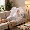 80x80cm Folding Mosquito Head Cover Portable Foldable Pop-up Cover Protection Sleeping Head Net For Adult Baby Face Protection