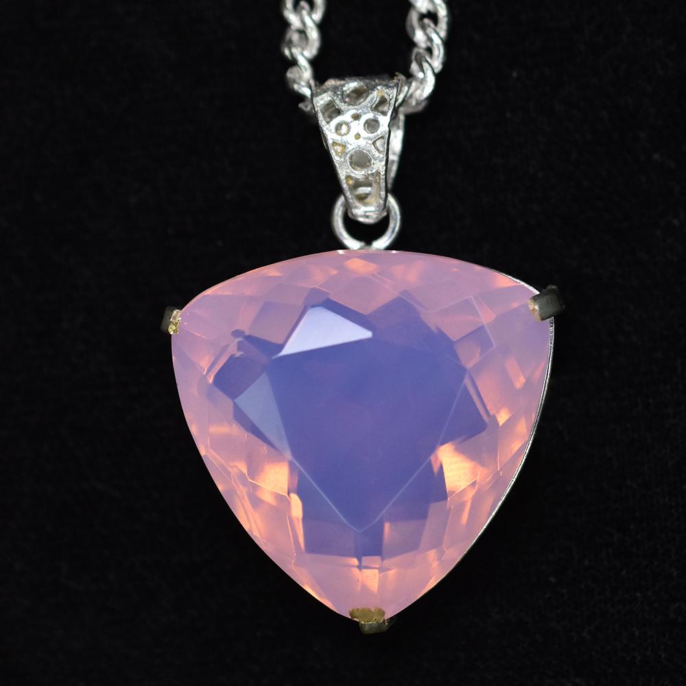 925 Sterling Silver 76.95 Ct CERTIFIED Opal Multicolor A Grade Gems Pendant MY-PD-110-NS