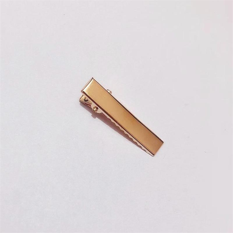 Gold Metal Geometric Duckbill Clip for Handmade Jewelry
