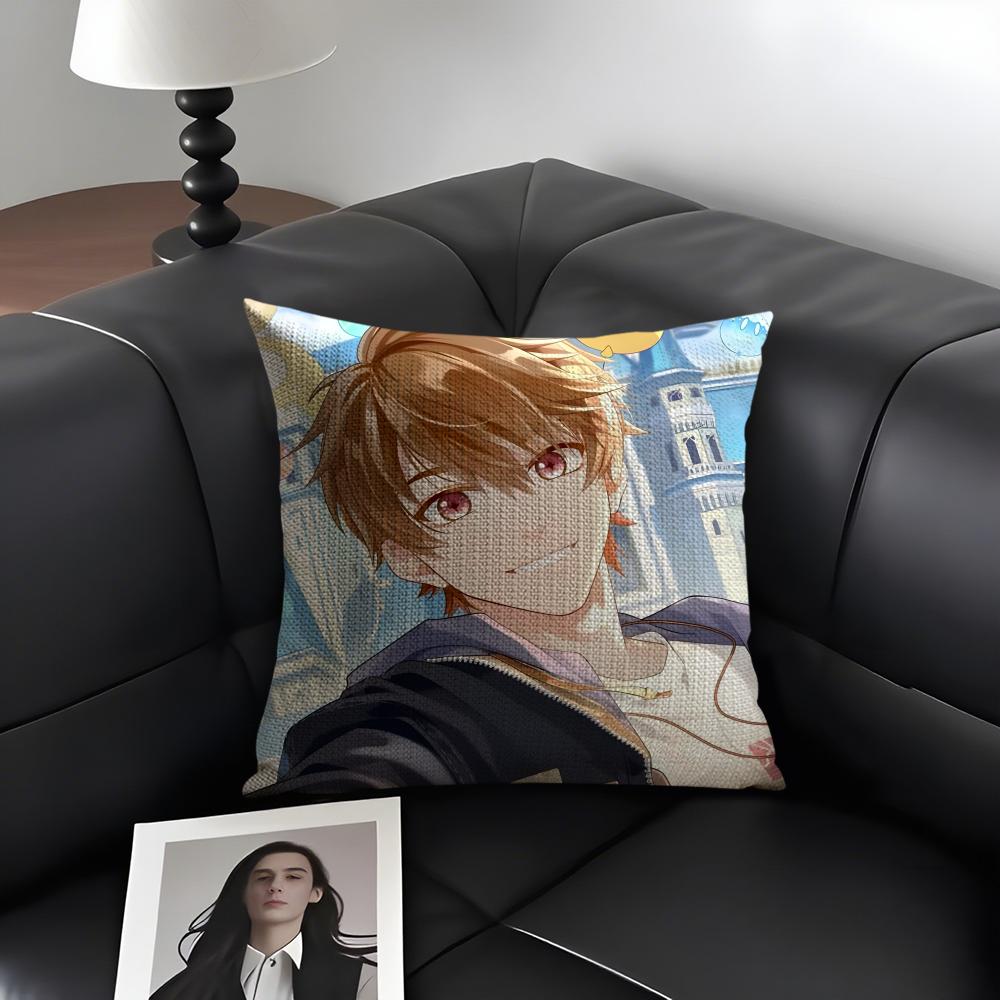 T-Tears Of Themiss Luke Pearce Cushion Cover Natural Linen Organic Fabric Double-Sided Printing Sofa Home Decor Gift Pillow Case