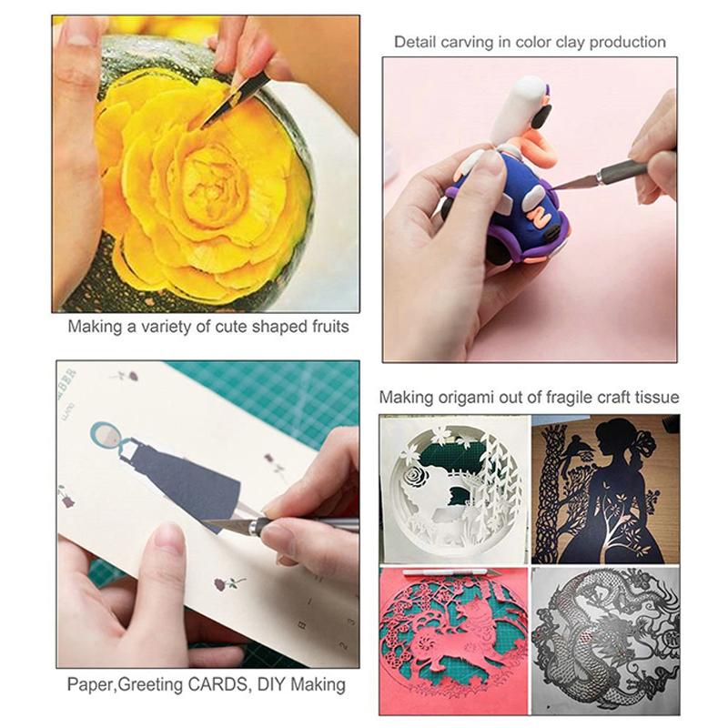 100Pcs/Box Sterile Surgical Scalpel Blades, Carbon Steel  - For Dental Procedures, Sculpting, Beauty, Phone Repair & Diy Crafts