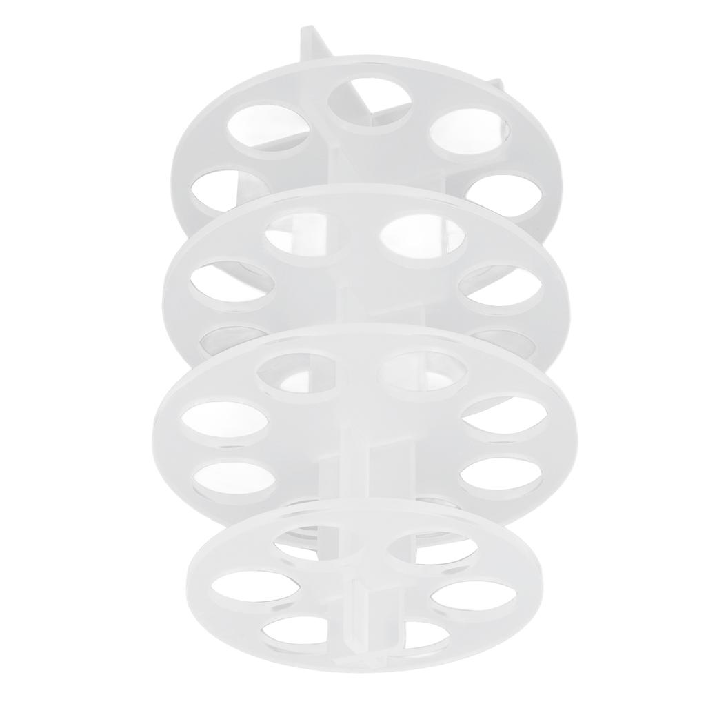 30 Löcher Kaffee Karussell Halter Kaffee Kapsel Organizer Aufbewahrungsständer Acryl Modernes Design für Zuhause Büro