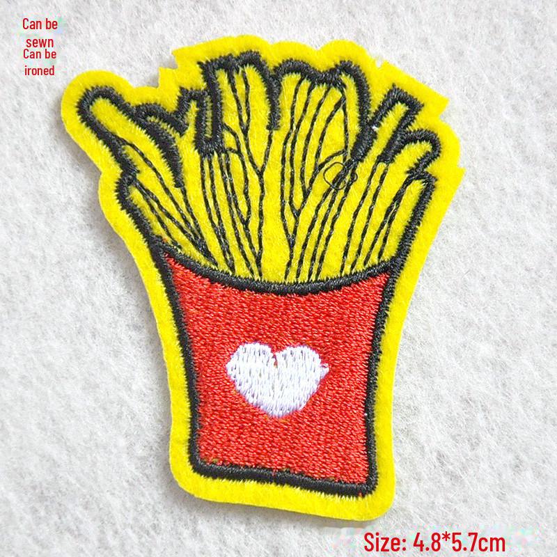 Cartoon Embroidery Patch Set for Clothing: Jeans, Down Jackets, and Repair