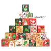 Caixas de Calendário do Advento de Natal 24 Peças Enchimento de Pequenos Presentes de Natal Suprimentos de Embalagem para Crianças Meninas Meninos Presente de Aniversário