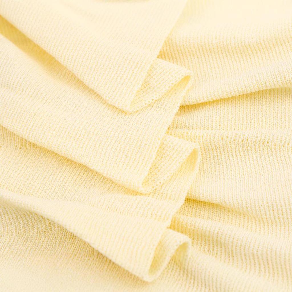 Spring 2025 Women's European & American Fashion Pleated Knit Top