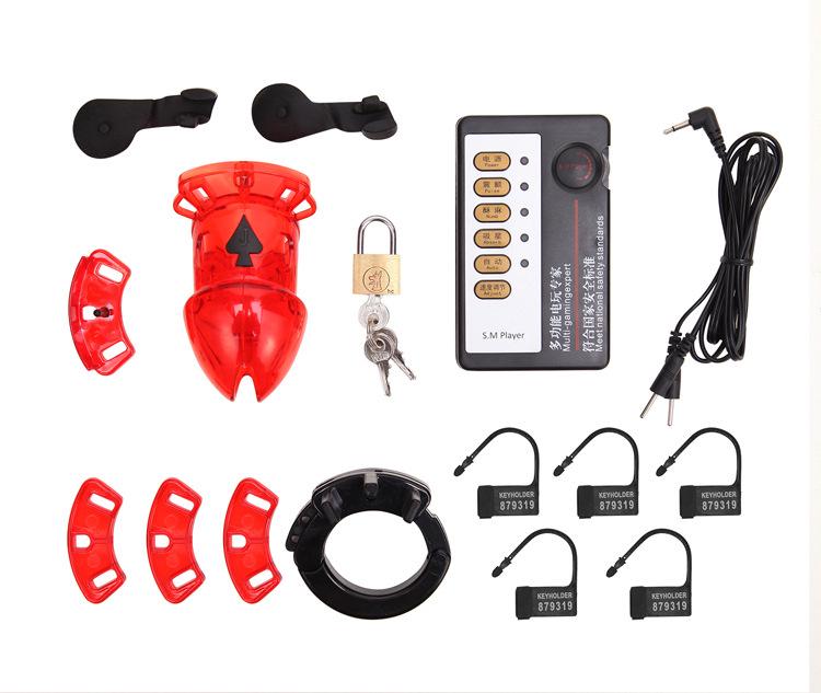 Men's Electric Shock Silicone Chastity Lock CB6000S Alternative