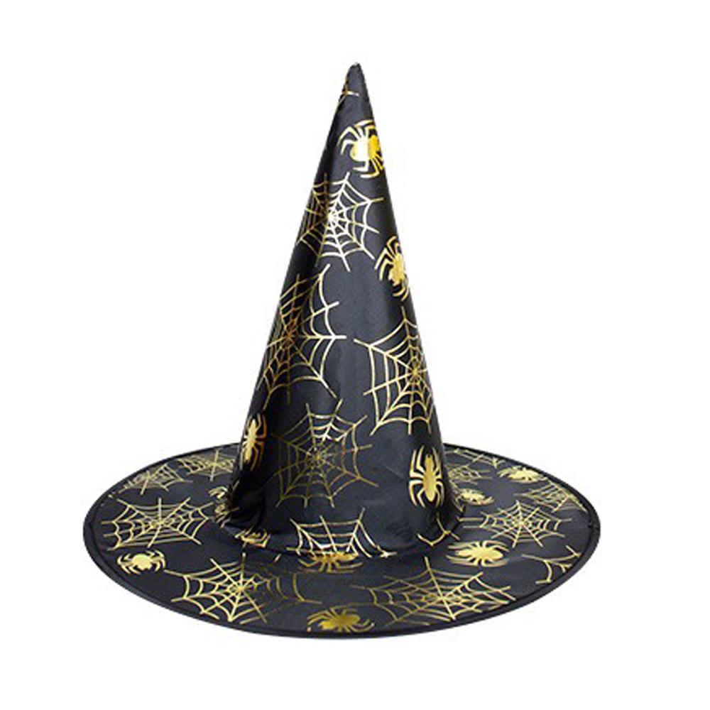Light-Up Spiderweb Witch Hat Halloween Decoration