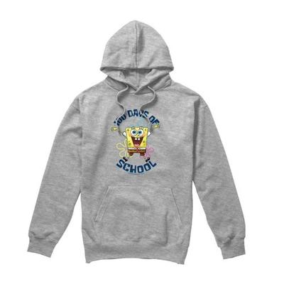 SpongeBob Schwammkopf Unisex Erwachsener 100 Schultage Heather Kapuzenpullover