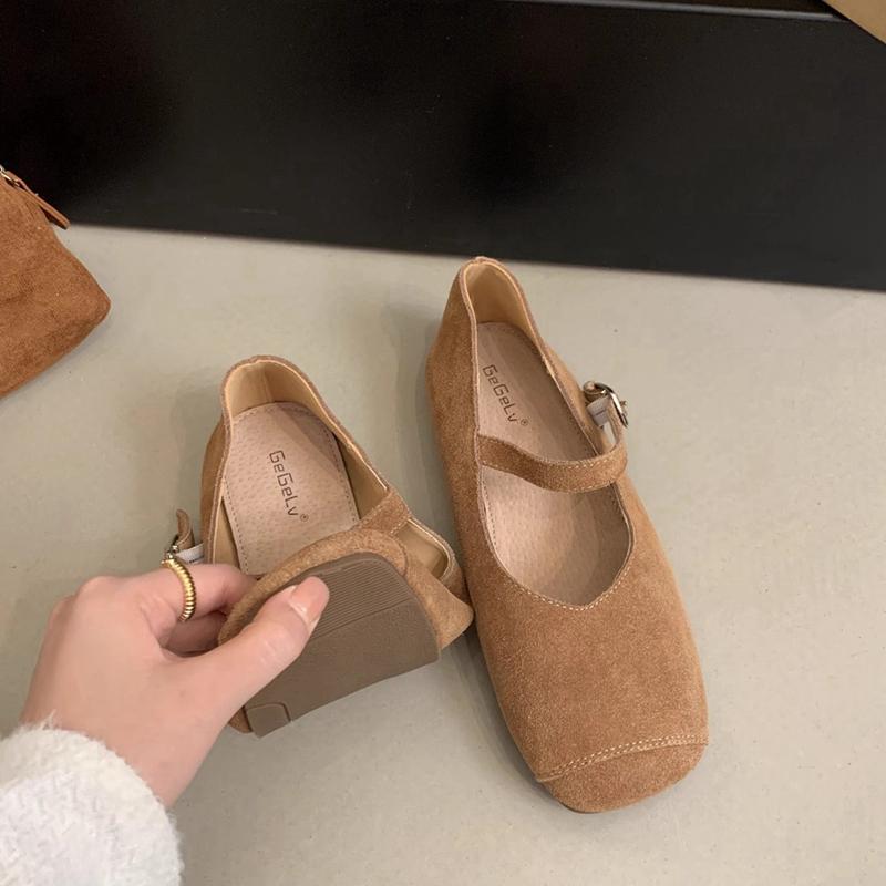

Fashion SUOJIALUN Autumn Women Flat Shoes Fashion Round Toe Shallow Ladies Casual Mary Jane Shoes Soft Flat Heel Outdoor Ballerinas Shoe 35 верблюд