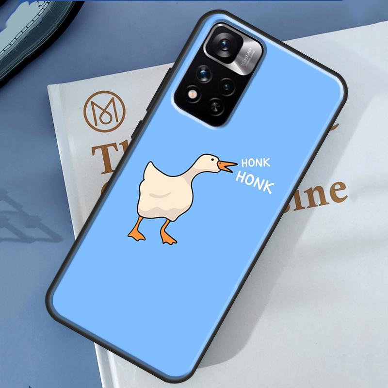 Funny Cartoon Duck Case For Xiaomi Redmi 13C 10C 12C 14C Redmi Note 14 13 Pro 12 11 9 10 9S 10S 11S 12S Cover