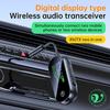 Upgrade Color LED Display Bluetooth 5.4 Transmitter Receiver 3.5mm AUX HIFI Stereo Audio Wireless Adapter With Mic For TV PC Car