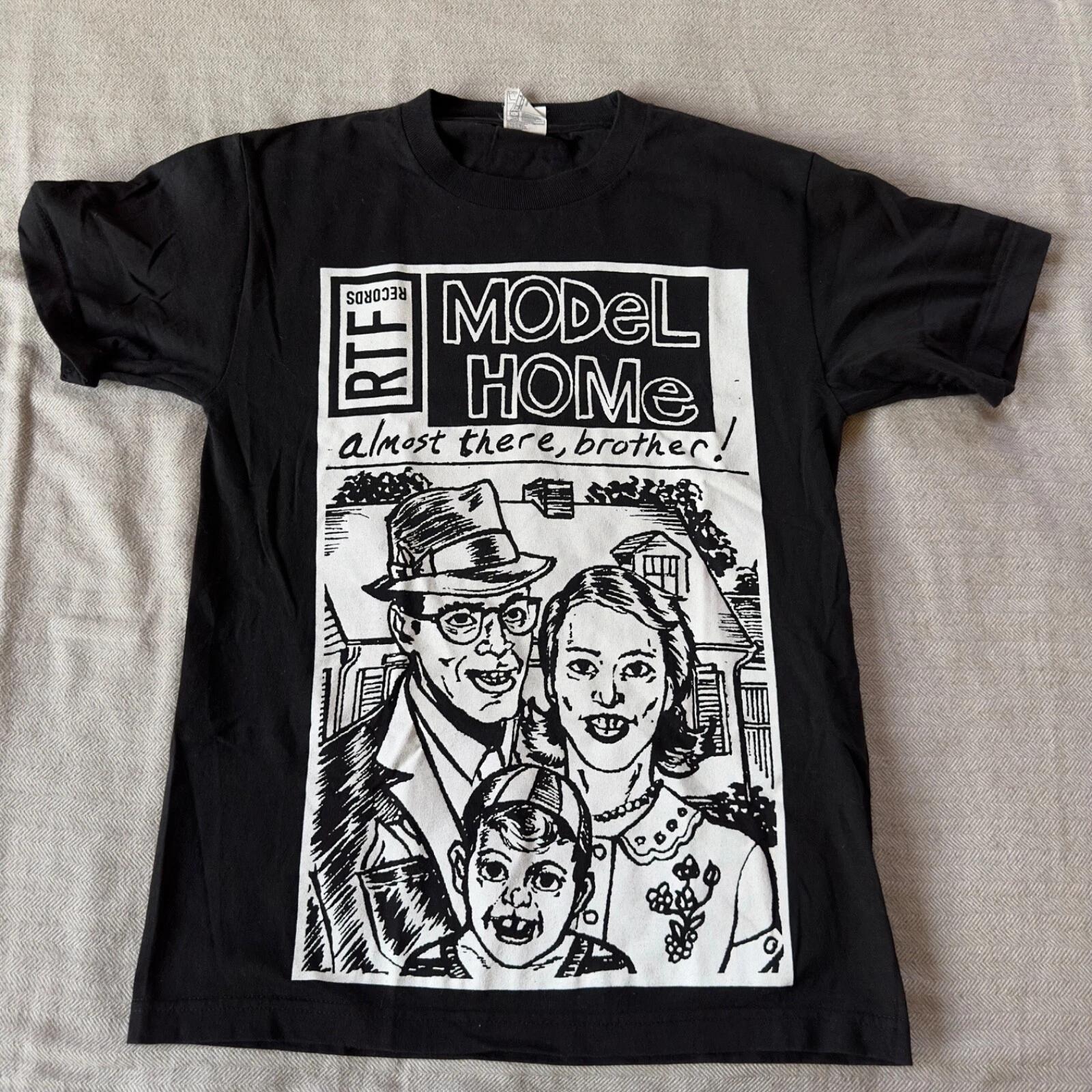 

Vintage Y2K RTF Record Label T shirt Size S Black Punk Rock Punx Hardcore 3XL