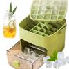 Ice Cubes Tray with Lid and Bin Ice Mold Easy Release Ice Maker for Cocktails Whiskey Sodas