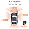 Four Lens Driving Recorder, 4 Recording 4 Screen Display, 1080P Night Vision, GPS, Loop Recording, WiFi Connection Camera