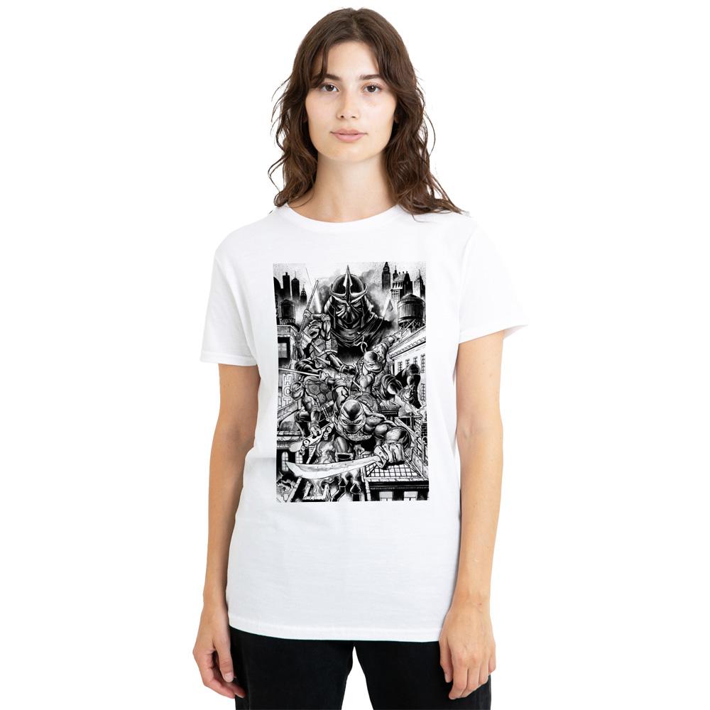 Teenage Mutant Ninja Turtles Unisex Adult Take Down Shredder T-Shirt