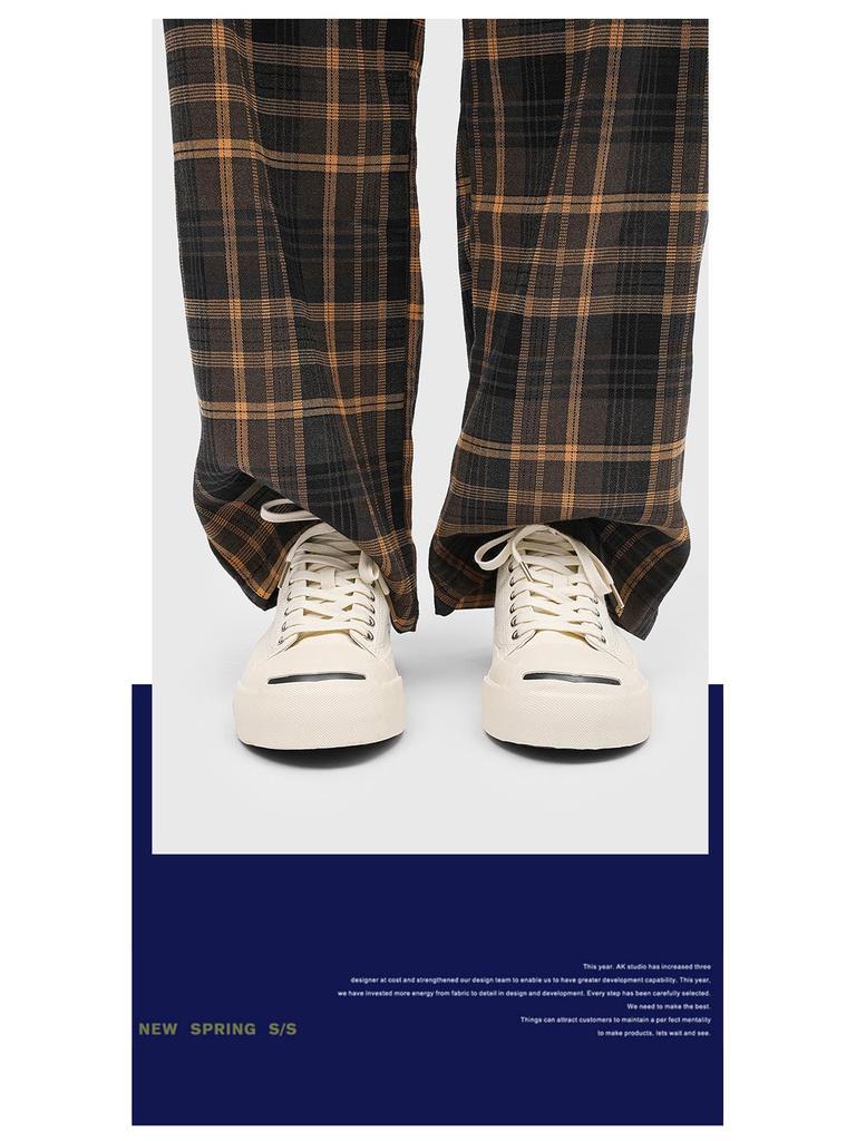 AFANTING Low-Top Canvas Shoes - Open Mouth, Thick Soles, Spring Versatile Japanese Trend X267