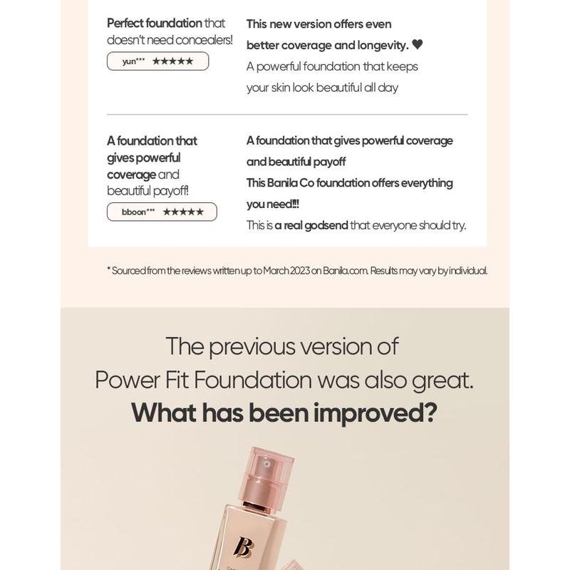 BANILA CO - Covericious Power Fit Foundation - 6 Colors