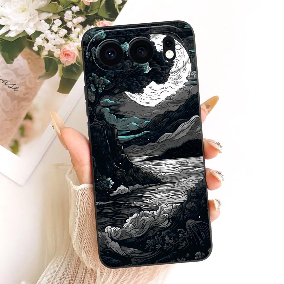 For Honor 500 5G 2026 Fashion Dusk Beach Painting Phone Case For Honor 500 MEY-AN00 Soft Silicone Covers Bumpers