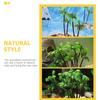 10 Pcs Artificial Coconut Tree Decor Aquarium Landscape Fish Tank Driftwood Model Trees Wear Resistant Pet Supplies