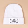 Style Versatile Hat Exquisite Embroidered Mens Womens Warm Knitted Hatscaps