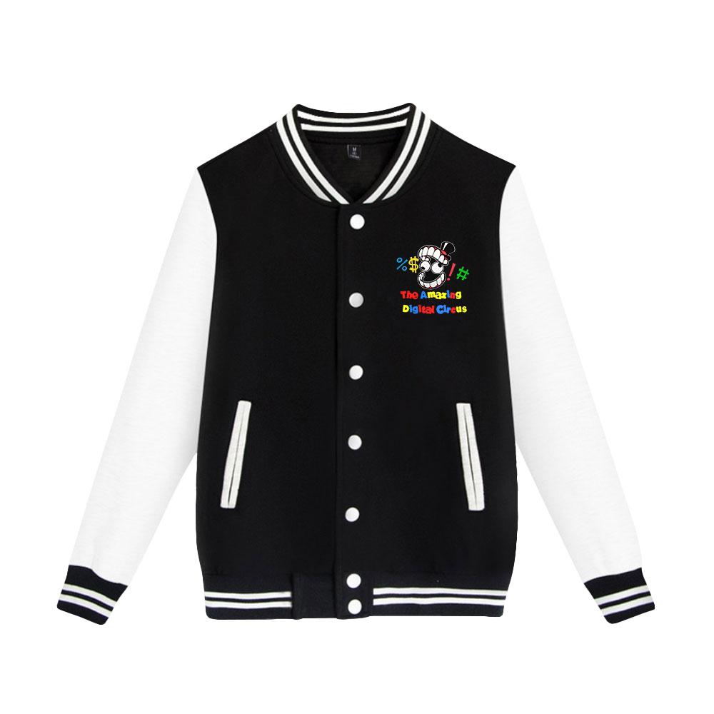 The Amazing Digital Circus Bomberjacke Damen Herren Übergroße Harajuku Fashion Baseball Mantel Jacke Damen Streetwear Frühling Herbst Bomber Outwear