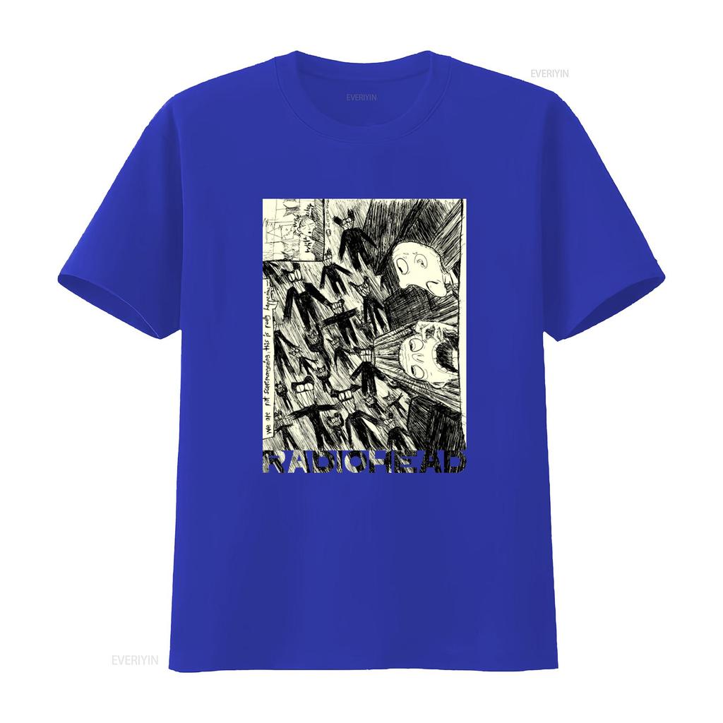 Radiohead T Shirt The Bends Album Vintage Band 90S Punk Rock Print Streetwear vintage Washed Soft Slightly Stretched Stylish