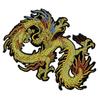 Golden Chinese Dragon Punk On Clothes Decoration Patch Clothing Accessory DIY Applique