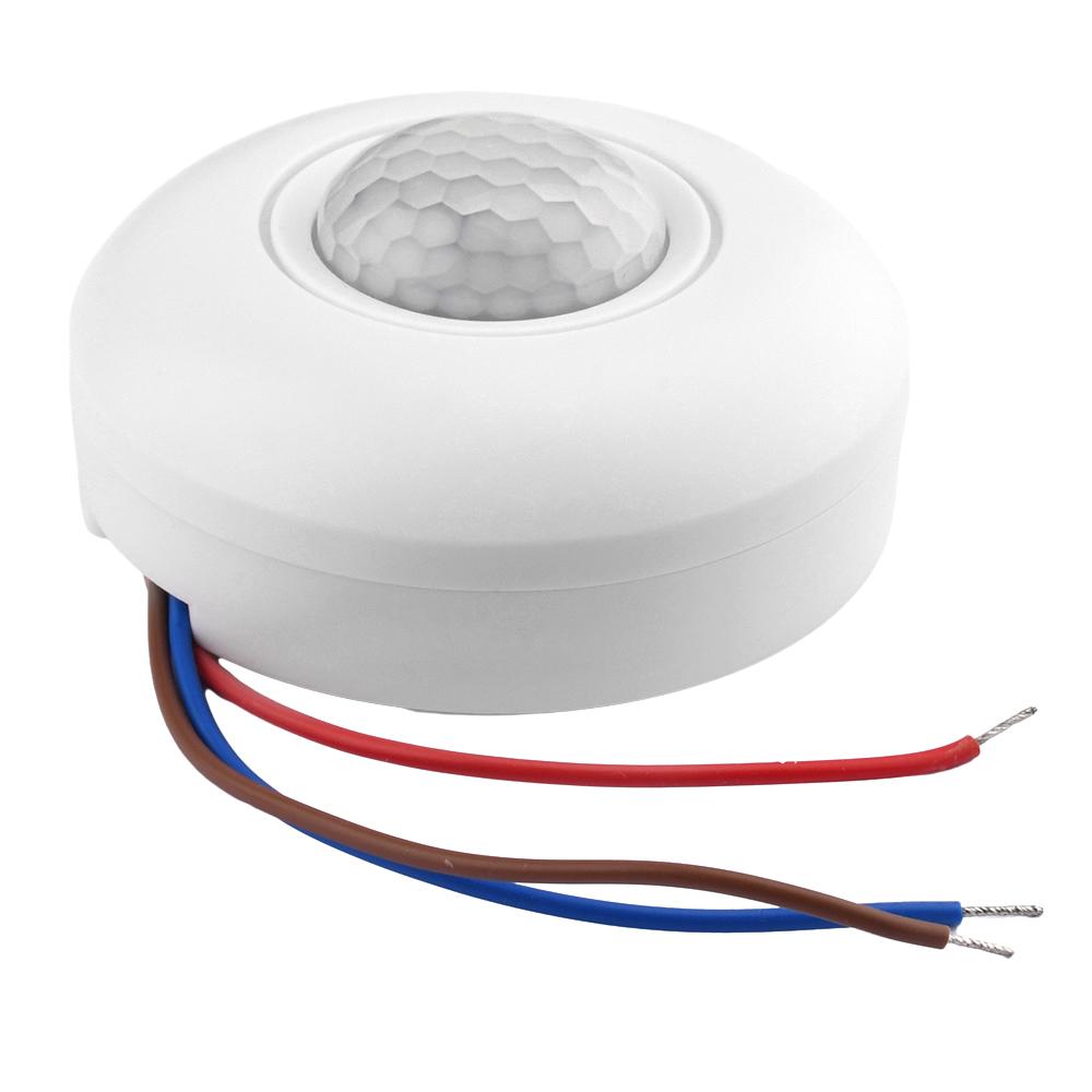 AC85-265V PIR Intelligent Human Infrared Sensor Switch Ceiling Sensor Switch for Ceiling 360℃ Motion Sensor Light Switch