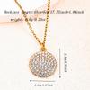 Women's Sporty Chic Rhinestone Ball Pendant Necklace