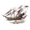 Kits de Puzzle en Bois 3D Mystères Steampunk Navire Pirate du Futur Jouet d'Assemblage DIY Bateau Pirate en Bois Pour Adultes Enfants Cadeau
