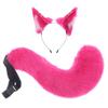 Plush Wolf Ear Headband, Fox Ears Cos Halloween Handmade Female Wolf Tail, Realistic Animal Ears and Tail, for Cosplay Events