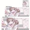 Large Size Pink Mousepad xcm Anime Girl Deskmat XXL Kawaii Nonslip Mouse Pad Cute Mice Rugs Extended Gaming Keyboard Mat