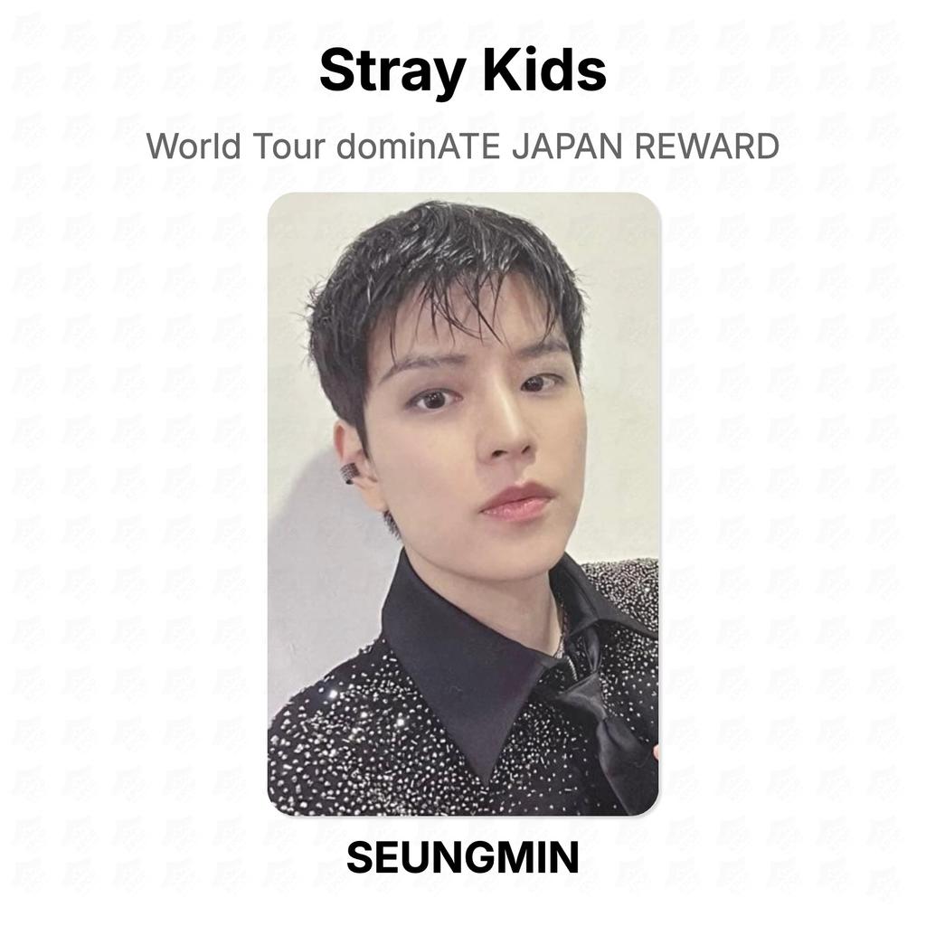 Stray Kids World Tour dominATE JAPAN REWARD Official Photocard