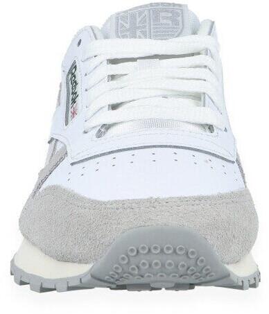 Кроссовки Reebok Classic Leather белый/стильный туман/чистый серый