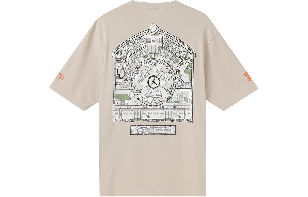 Jordan T Shirt Men's Light Khaki DV7001-206