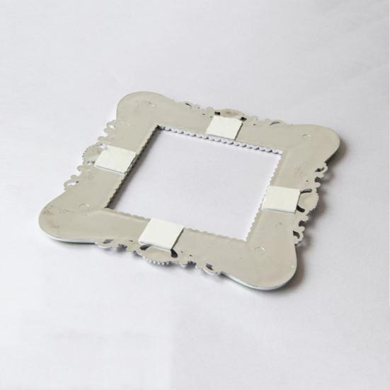 European Style Home Switch Square Frame 3D Sticker Living Room Decoration Decal