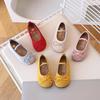 Girls' Spring 2026 Leather Bow Princess Shoes - Fashionable Single Shoes for Kids