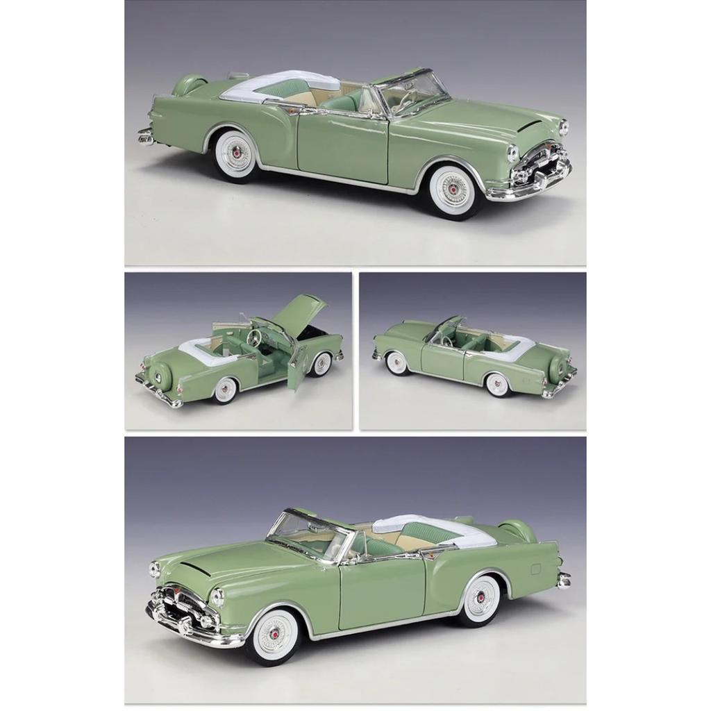 Welly 1/28 1953 Packard Caribbean Alloy Luxy Car Model Diecast Metal Classic Old Sports Vehicles Car Model Collection Kids Gifts