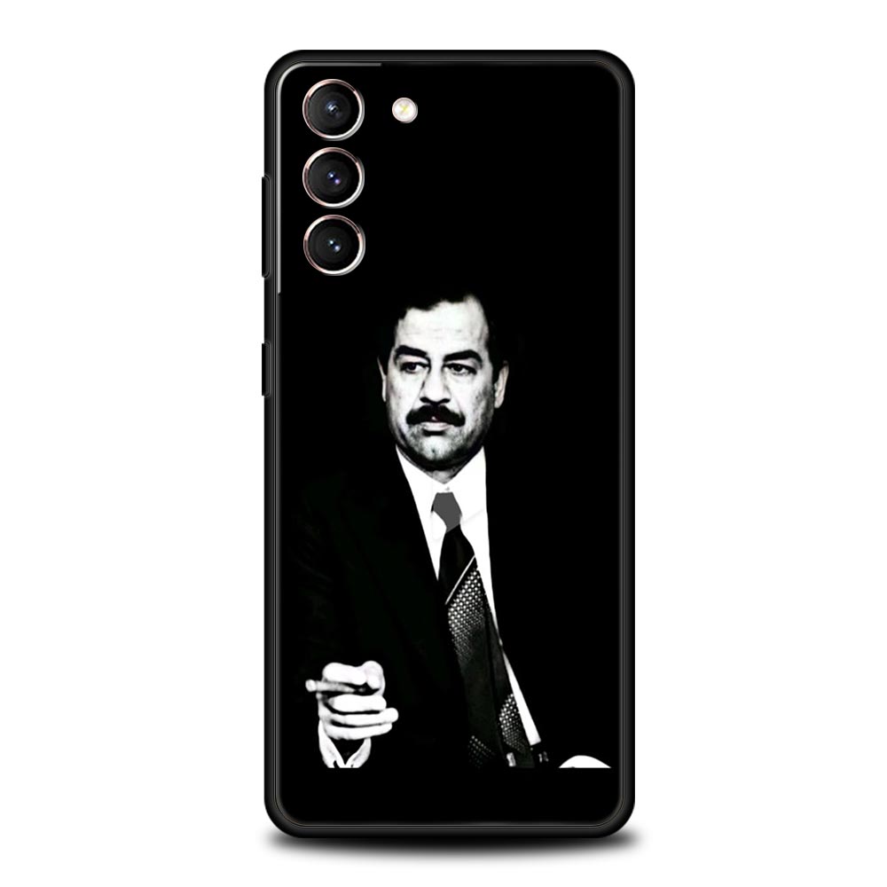 Soft TPU Phone Case For Samsung Galaxy S25 S24 S23 S22 S21 Ultra S20 FE 5G S10 S10E Plus Arabic Iraq Saddam Hussein Black Cover