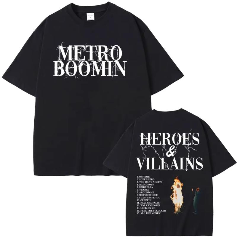 Rapper Future Metro Boomin 2024 New Hip Hop Album We Dont Trust You Graphic Tshirt Unisex Women Casual Ocollar Oversized Tees