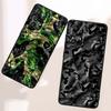 Creative Camouflage Pattern For Samsung A73 A72 A71 A55 A54 A53 A52 A51 A13 A22 A16 A15 A12 A14 A26 A07 5G Black Phone Case