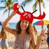 Funny Look Lobster Costume Hat Big Claw Lobster Headgear  Stage Performance