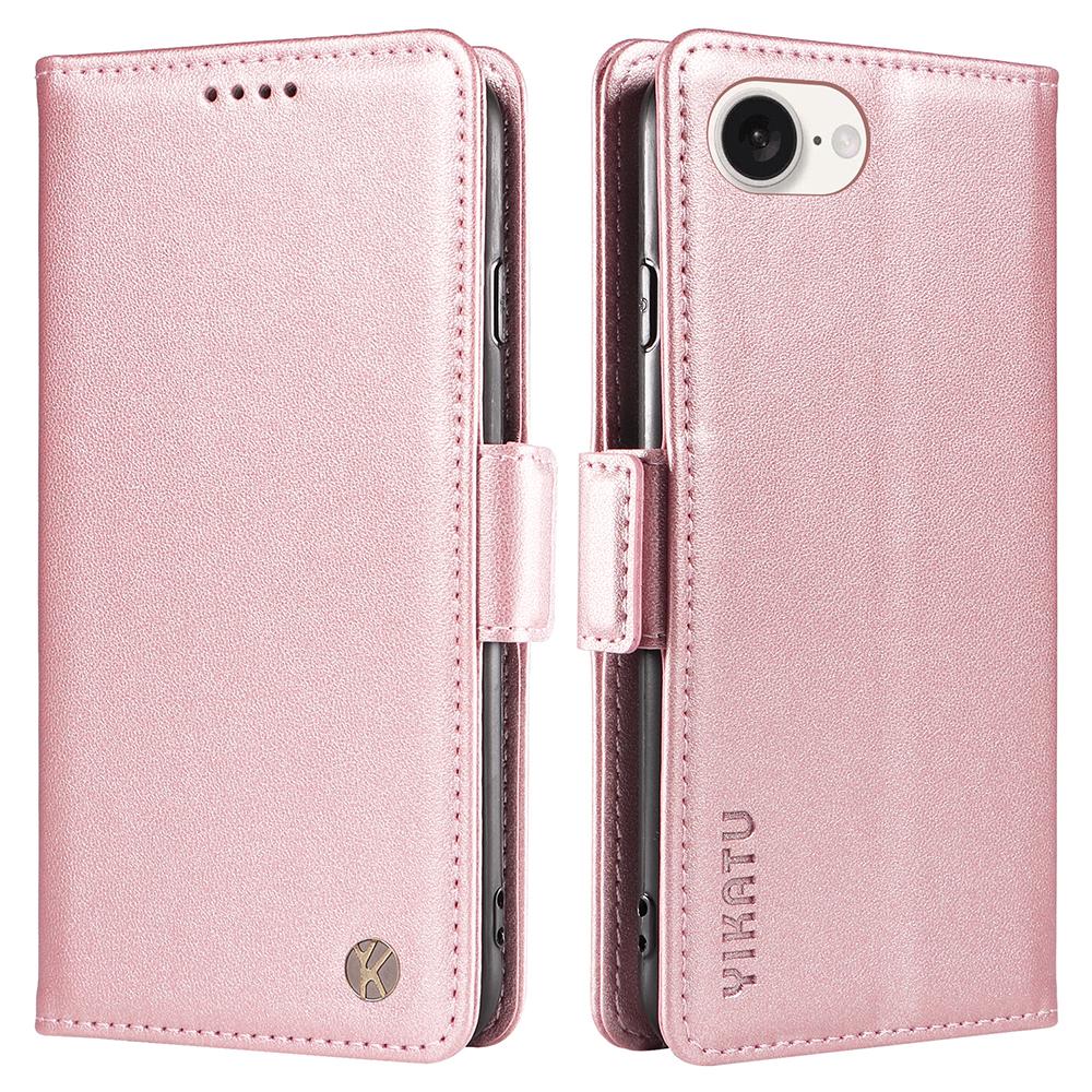 YIKATU YK-003 For iPhone 16e Case Leather Wallet Phone Cover Mobile Accessories Wholesale