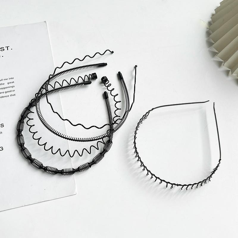 AISHG Non-slip Wash Wave Hair Bands for Women Invisible Movement Tide Simple Back Headwear Korean Hairband Girl Hair Accessories