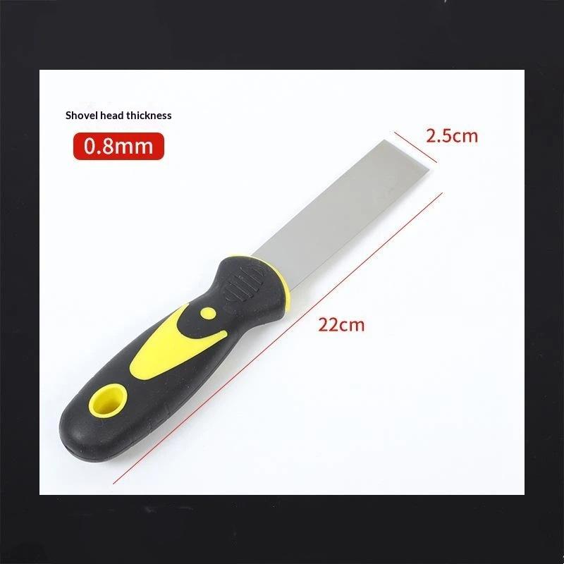 Stainless Steel Putty Knife Plastic Handle Scraper Flexible Blade Filling Painting Tool For Diy Wall Renovation Construction Use
