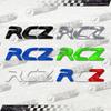 3D For Peugeot RCZ Lettering Car Sticker Emblem GT Line Metal Rear Badge Decal Adhesive Logo Letter B Accessories