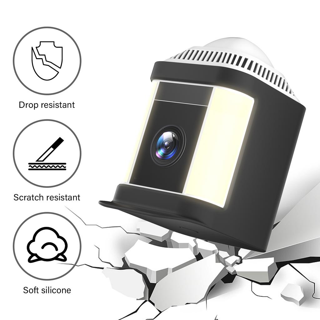 Silikon-Schutzhülle für Überwachungskamera, UV-beständig, Monitor-Kamera-Schutz, wetterfest für Ring Spotlight Cam Pro/Cam Plus